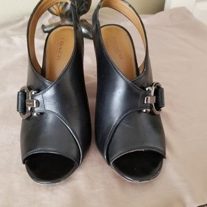 Coach Sling Back Healed Sandals